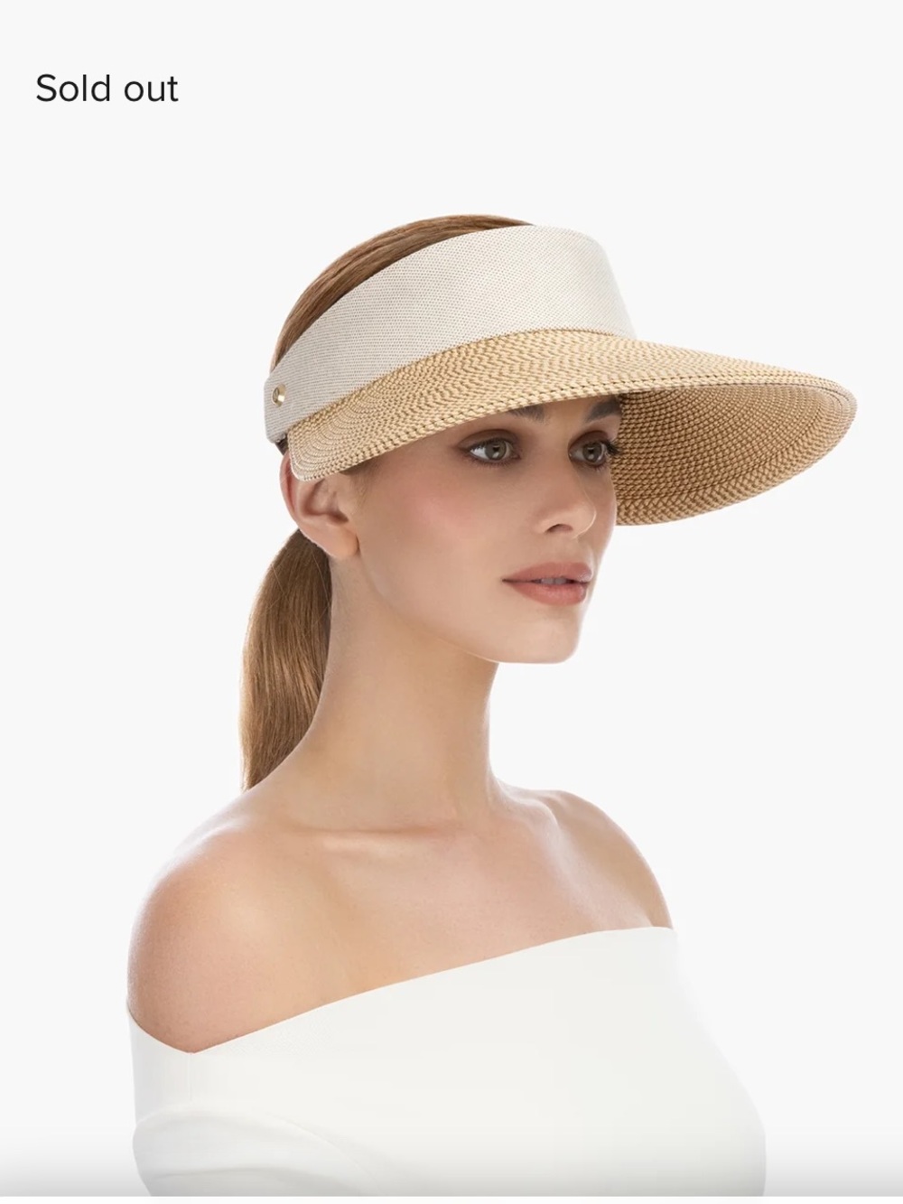 Eric Javits Arles Champ II
$295 one size /new no tag
color: Peanut Oatmeal l